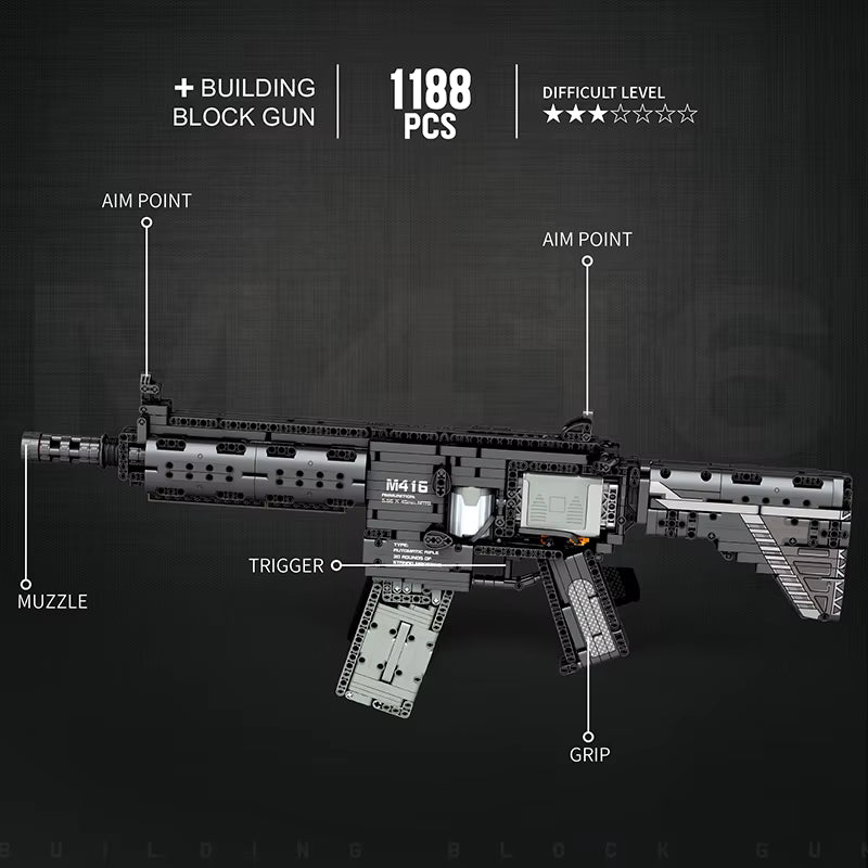 SET CRAFTGUN : M416 (1188 PIÉCES)